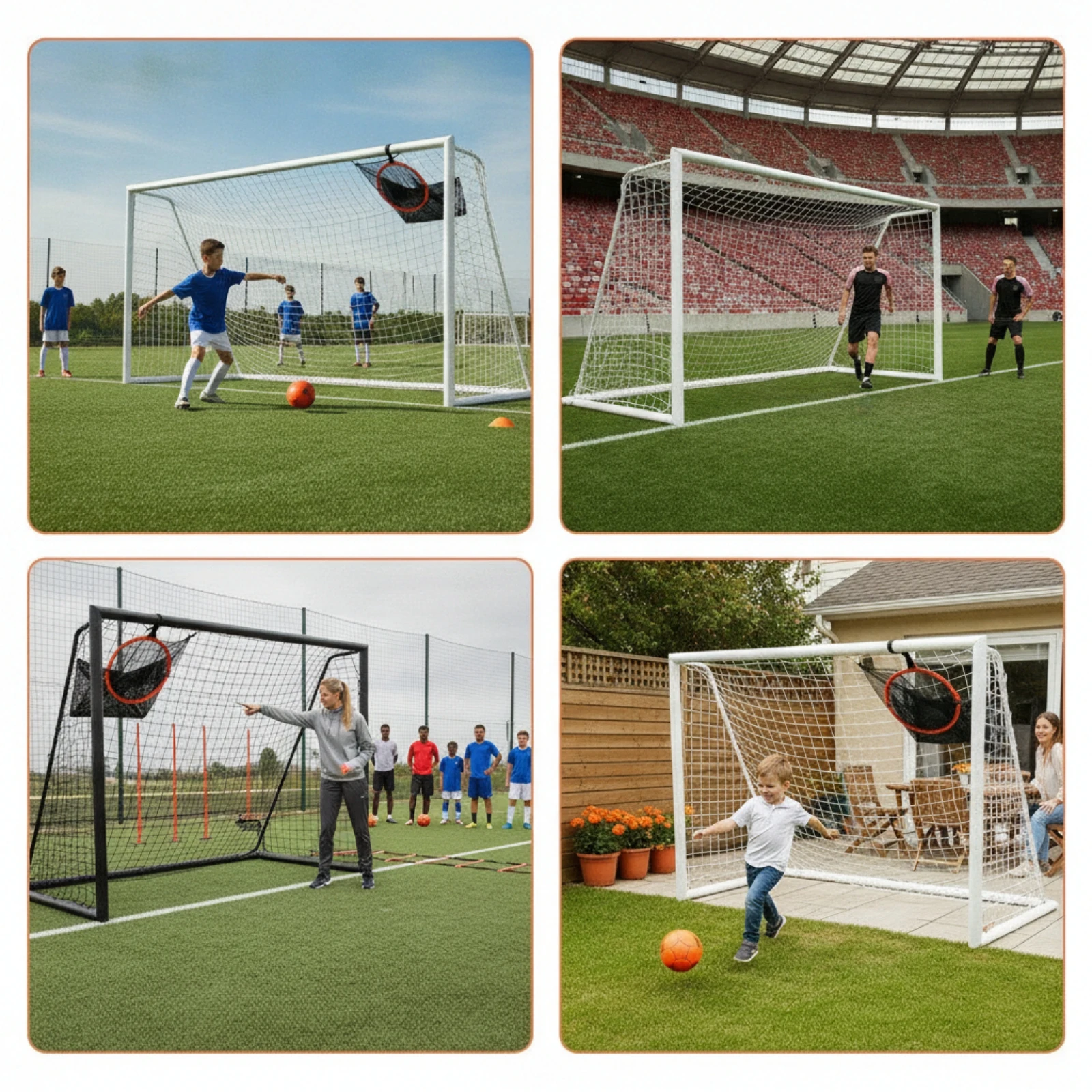 Soccer Goal Target Net Foldable Soccer Goal Net with Target Portable Compact for Striking Practice, Backyard
Soccer Goal Target Net Foldable Soccer Goal Net with Target Portable Compact for Striking Practice, Backyard