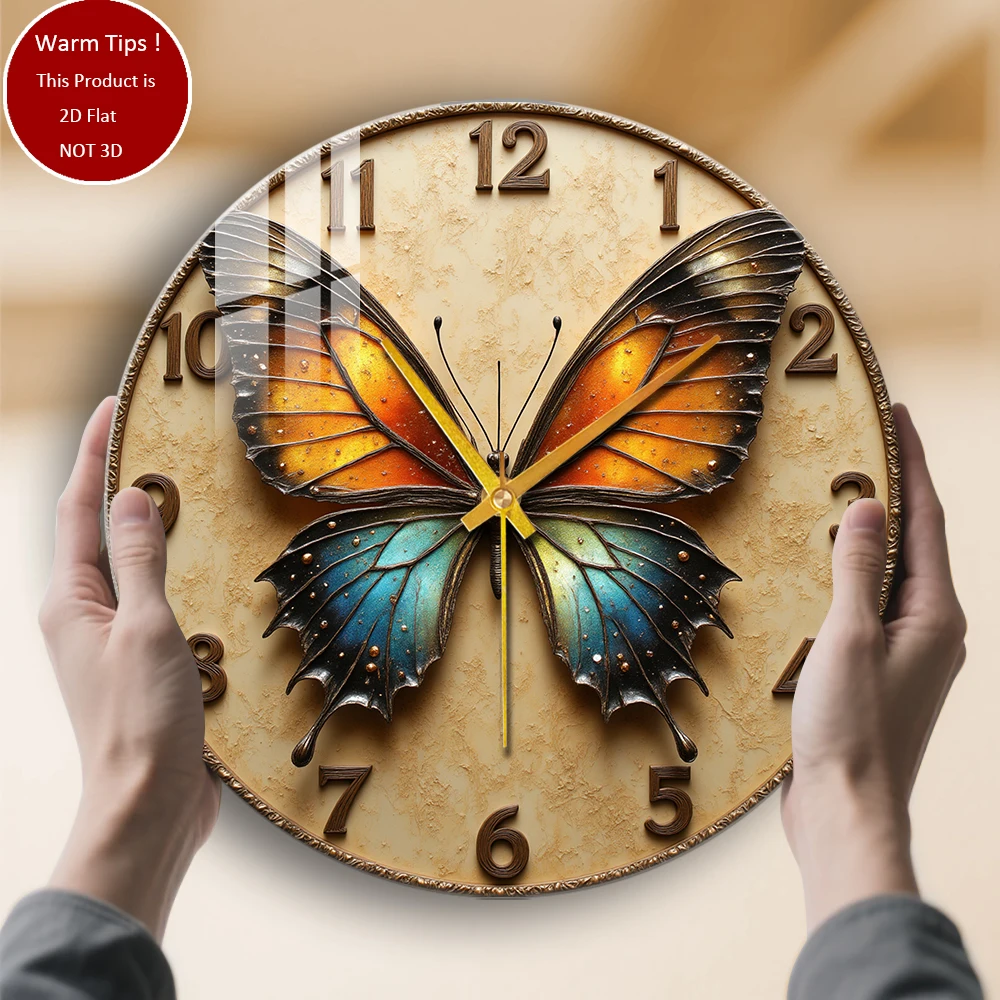 Настенные часы из закаленного стекла, декоративные настенные часы с бабочкой, подходящие для настенного декора или настольного дисплея в любом месте
Настенные часы из закаленного стекла, декоративные настенные часы с бабочкой, подходящие для настенного декора или настольного дисплея в любом месте