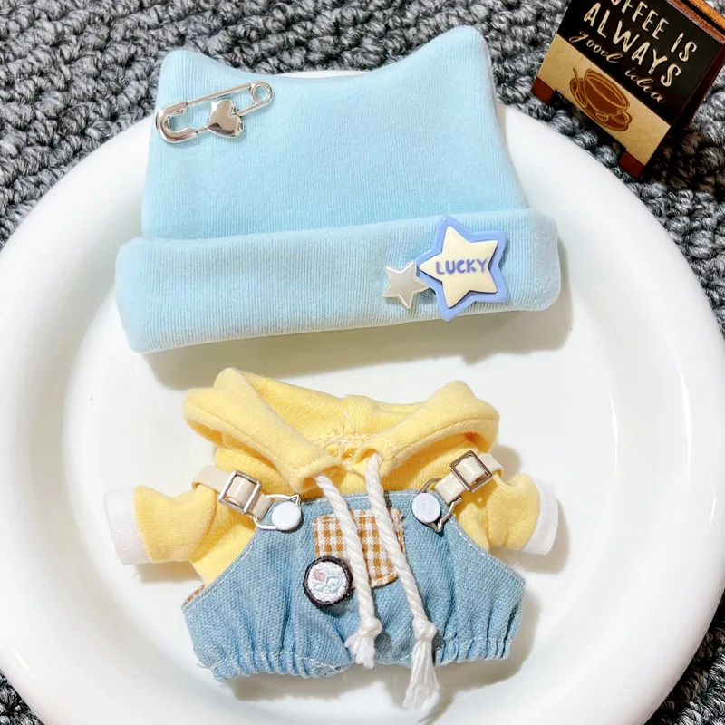 Labubu Outfit Star Синий и Черный Стиль Свитер Шляпа Набор Для 17 см Кукол Labubu V2 Очаровательные Аксессуары Для Кукол
Labubu Outfit Star Синий и Черный Стиль Свитер Шляпа Набор Для 17 см Кукол Labubu V2 Очаровательные Аксессуары Для Кукол