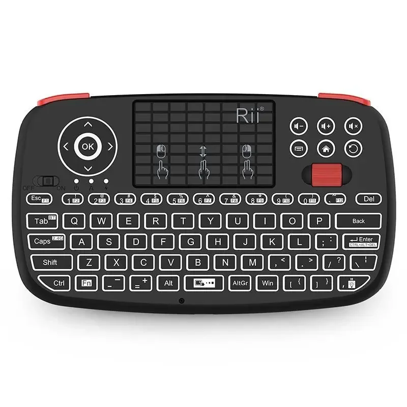 Dual Mode Bluetooth Wireless Keyboard 2.4 Handheld Fingerboard Backlit Mouse Touchpad
Dual Mode Bluetooth Wireless Keyboard 2.4 Handheld Fingerboard Backlit Mouse Touchpad