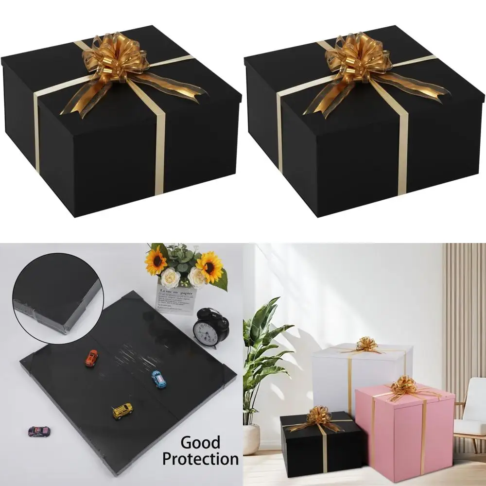 Huge 20x20x10 Inch Black Gift Box with Lid for Special Occasions: Birthdays, Holidays, Celebrations
Huge 20x20x10 Inch Black Gift Box with Lid for Special Occasions: Birthdays, Holidays, Celebrations