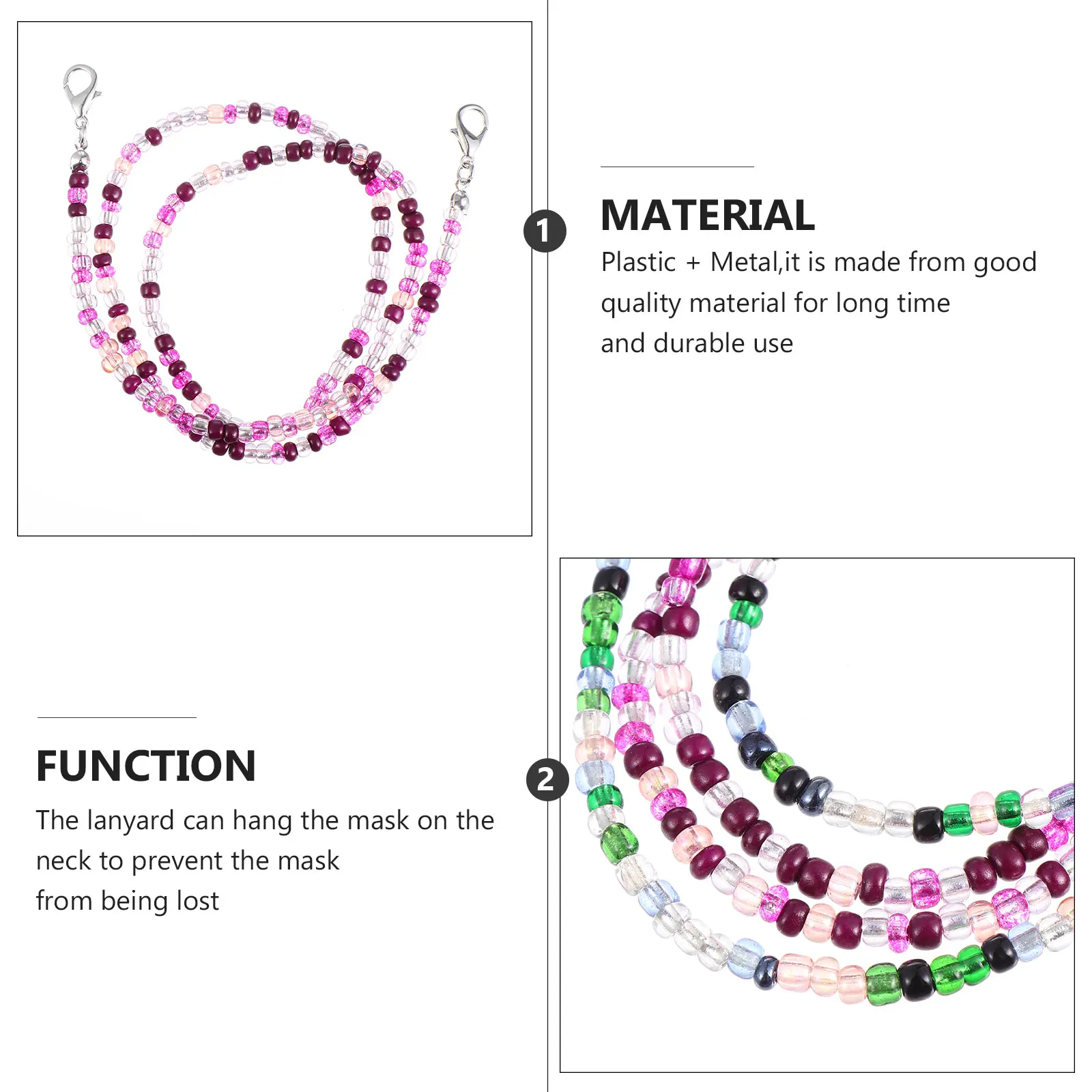Anti-lost Lanyard Lanyards Mask Supplies European and American Extension Chain for
Anti-lost Lanyard Lanyards Mask Supplies European and American Extension Chain for
