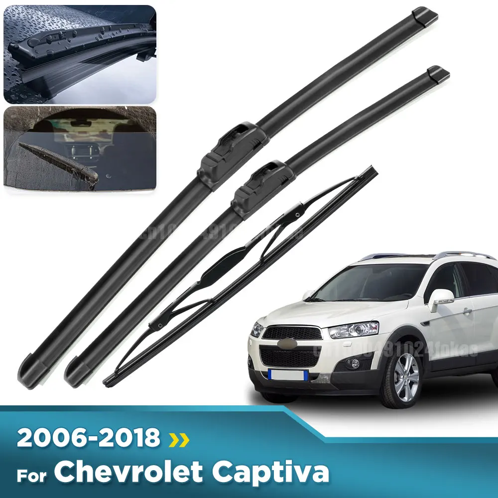 For Chevrolet Captiva 2006-2018 2007 2008 2009 Wiper Front & Rear Wiper Blades Windshield Windscreen Window Brushes 24"+16"+13"
For Chevrolet Captiva 2006-2018 2007 2008 2009 Wiper Front & Rear Wiper Blades Windshield Windscreen Window Brushes 24"+16"+13"