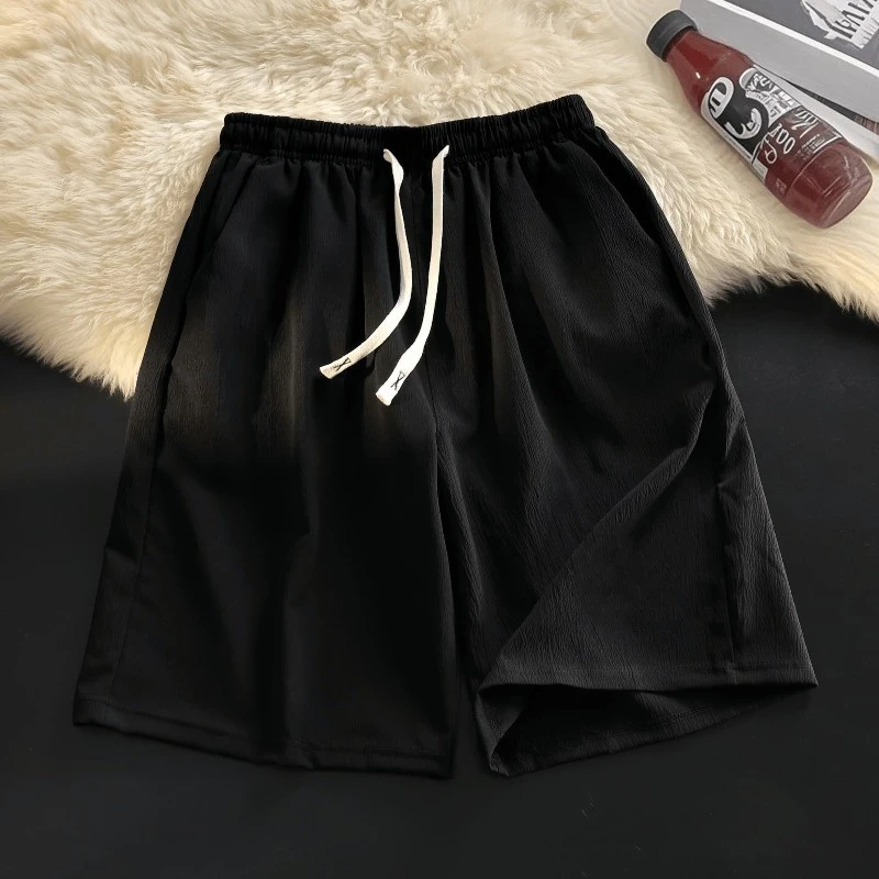 Summer Men's Casual Ice Silk Shorts Mid Length Loose Fit Sports Anti-Pilling Comfortable Breathable Trendy Beach Holiday
Summer Men's Casual Ice Silk Shorts Mid Length Loose Fit Sports Anti-Pilling Comfortable Breathable Trendy Beach Holiday