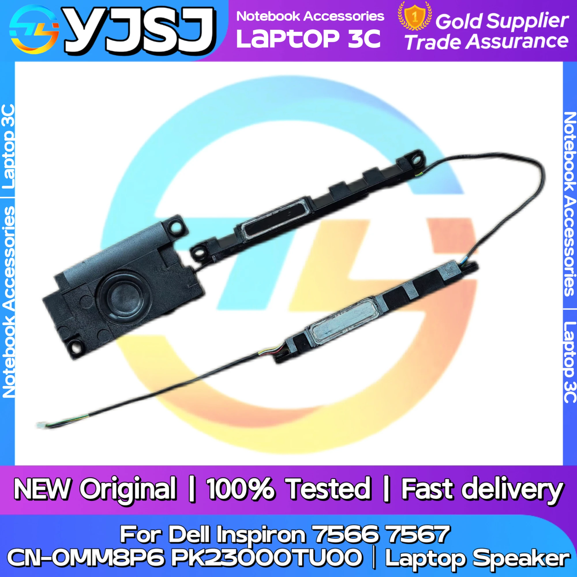 New Original Laptop Notebook Audio Speaker For Dell Inspiron 7566 7567 built-in speaker horn audio CN-0MM8P6 PK23000TU00
New Original Laptop Notebook Audio Speaker For Dell Inspiron 7566 7567 built-in speaker horn audio CN-0MM8P6 PK23000TU00