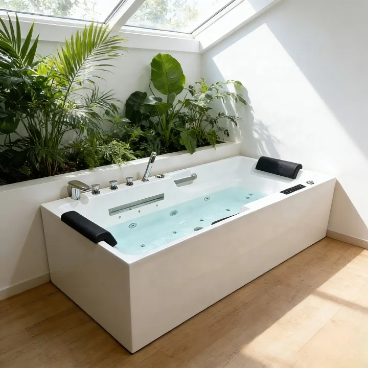 &c 2 Person Whirlpool Hydromassag Acrylic Freestanding Modern Bathroom Bathtub with Waterfall Massage Jets Hotel Villa
&c 2 Person Whirlpool Hydromassag Acrylic Freestanding Modern Bathroom Bathtub with Waterfall Massage Jets Hotel Villa