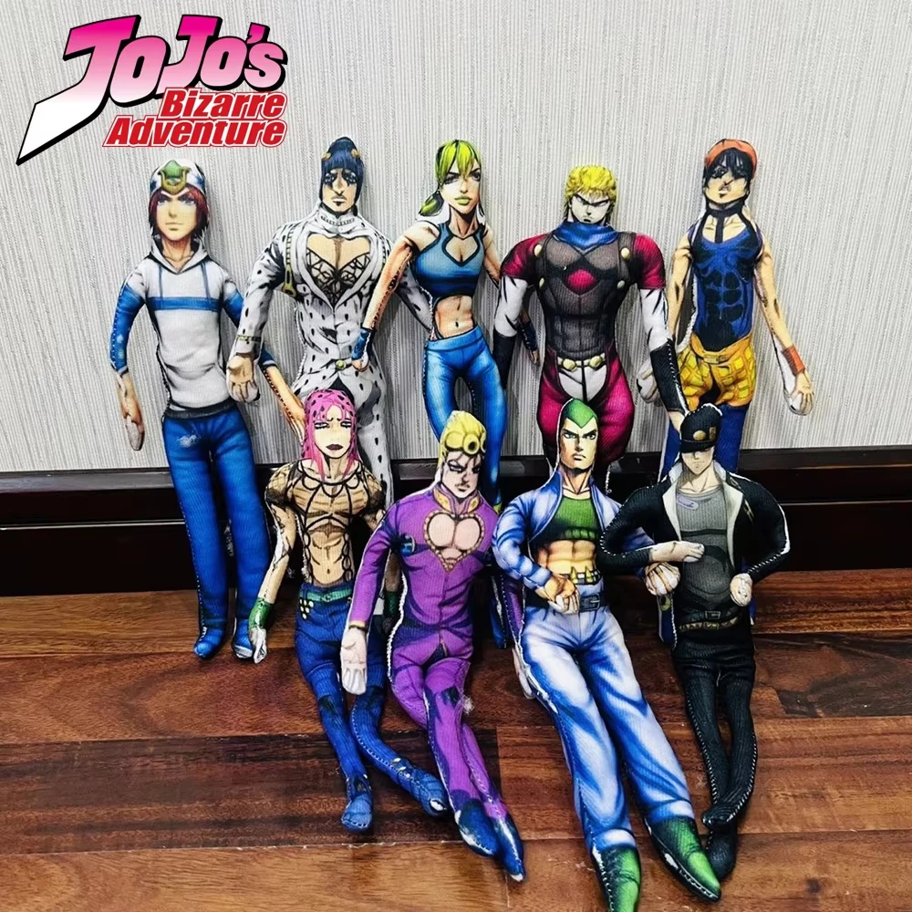 Аниме JoJo's Venture Kujō Jōtarō Dio Brando Косплэй плюшевые куклы украшение комнаты абстрактные поворотные забавные фигурки реквизит
Аниме JoJo's Venture Kujō Jōtarō Dio Brando Косплэй плюшевые куклы украшение комнаты абстрактные поворотные забавные фигурки реквизит