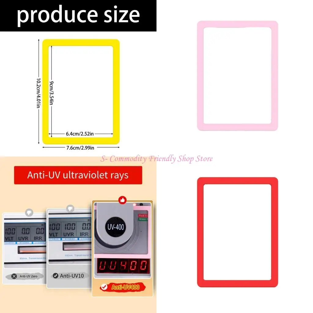 85AE 10 шт., рукава для карт из ПВХ, защитные пленки для карт с защитой от солнца и красочными краями для торговых коллекционных
85AE 10 шт., рукава для карт из ПВХ, защитные пленки для карт с защитой от солнца и красочными краями для торговых коллекционных
