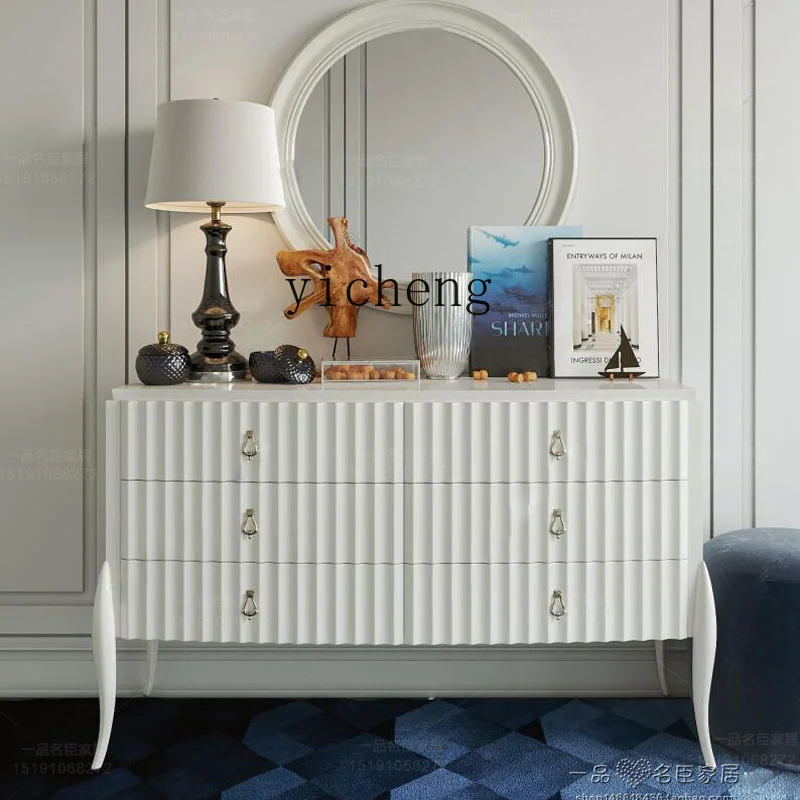 TQH Light Luxury Solid Wood Entry Entrance Cabinet French Dining Side Cabinet Wall Storage Decorative Cabinet
TQH Light Luxury Solid Wood Entry Entrance Cabinet French Dining Side Cabinet Wall Storage Decorative Cabinet