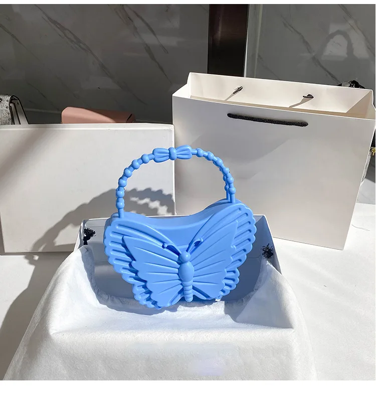 New Butterfly Women's Bag PVC Fashion Jelly Bags Candy Color Handbags Outdoor Picnic Bags Fashion Trend Casual Handbag Female
New Butterfly Women's Bag PVC Fashion Jelly Bags Candy Color Handbags Outdoor Picnic Bags Fashion Trend Casual Handbag Female