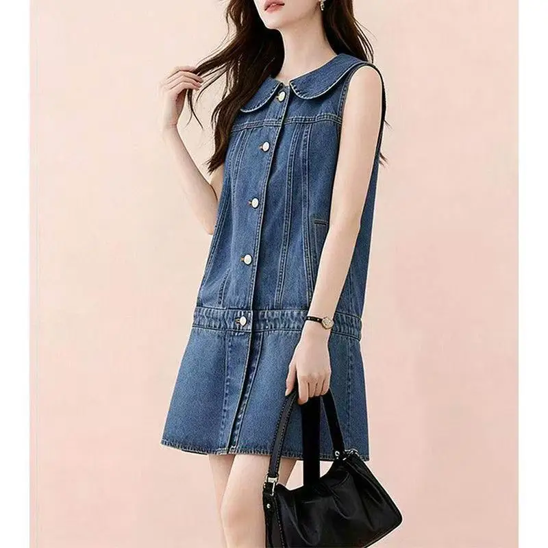2026 New Light Luxury Age Reduction Foreign Style Korean Temperament Unique Denim Beautiful Doll Collar Dress Women
2026 New Light Luxury Age Reduction Foreign Style Korean Temperament Unique Denim Beautiful Doll Collar Dress Women