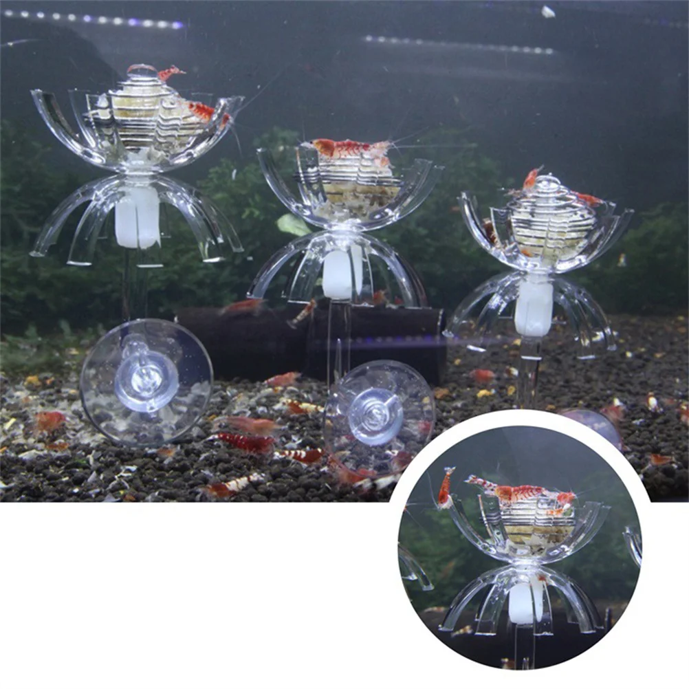 Transparent Shrimp Feeding Bowl Crystal Durable Floating Acrylic Shrimp Feeder Dish Fish Turtle Reptile Feeding Bowl 
Transparent Shrimp Feeding Bowl Crystal Durable Floating Acrylic Shrimp Feeder Dish Fish Turtle Reptile Feeding Bowl