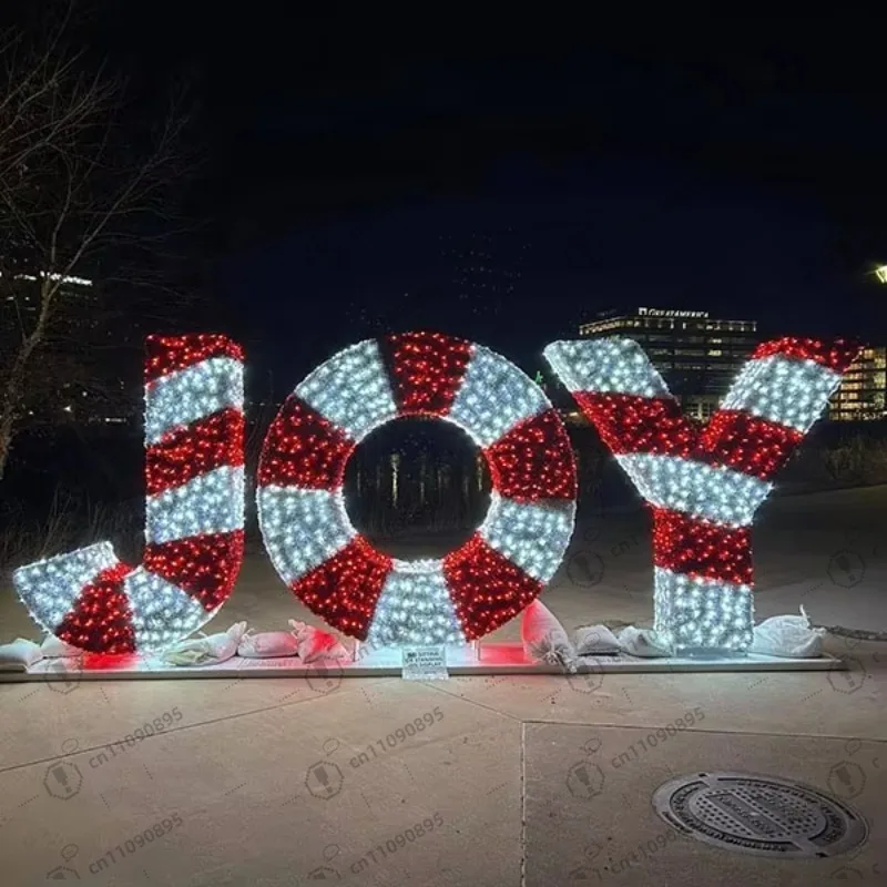 Hot Sale Custom High Quality Waterproof Light Emitting Diode Joy Alphabet Lighting Christmas Holiday Shopping
Hot Sale Custom High Quality Waterproof Light Emitting Diode Joy Alphabet Lighting Christmas Holiday Shopping