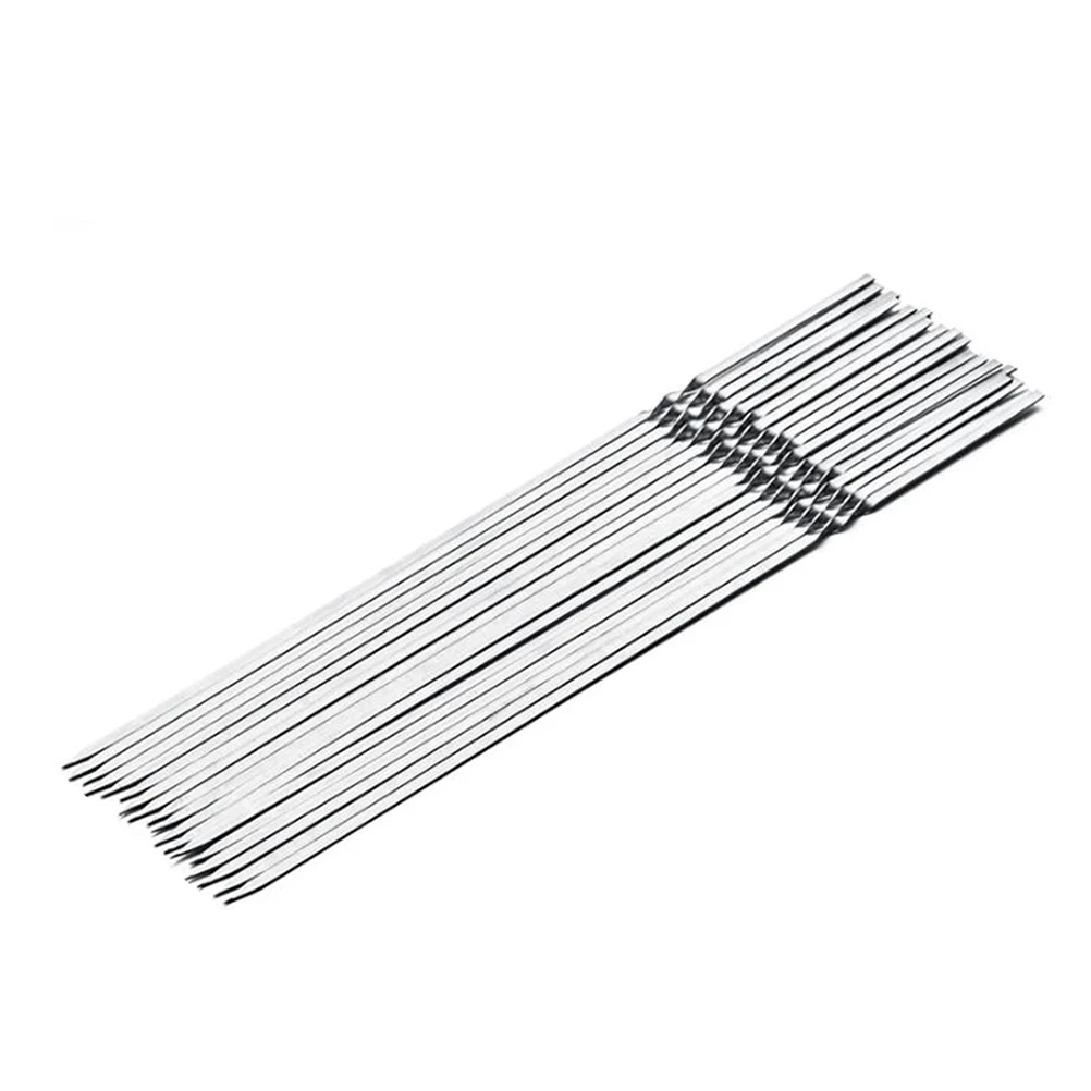 10PCS Stainless Steel Barbecue Sticks Anti-rust Barbecue Needles Food-grade Metal Barbecue Skewer Garden Party Supplies for Ourd
10PCS Stainless Steel Barbecue Sticks Anti-rust Barbecue Needles Food-grade Metal Barbecue Skewer Garden Party Supplies for Ourd