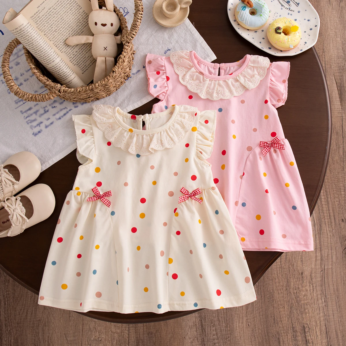 Baby Girl Dress Summer Polka Dot Bow Cotton Girl Dress Cute Princess Beach Children's Dress Baby Girl Clothing
Baby Girl Dress Summer Polka Dot Bow Cotton Girl Dress Cute Princess Beach Children's Dress Baby Girl Clothing