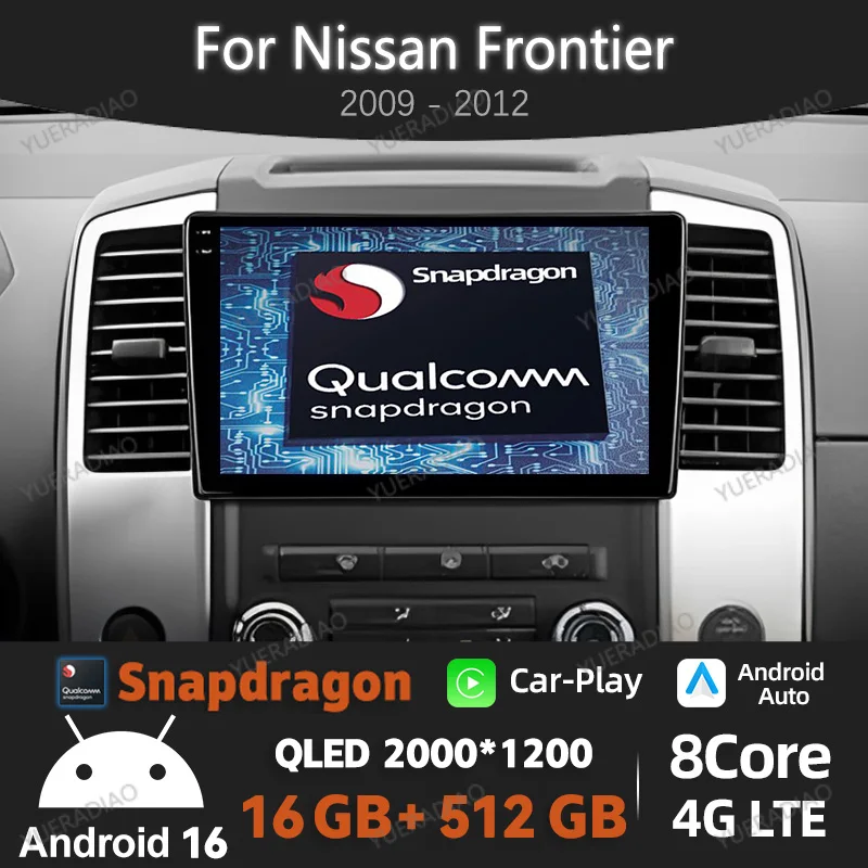 Android 16 Carplay Auto For Nissan Frontier 2009 - 2012 For Nissan Xterra 2 N50 2008 - 2015 Car Radio Multimedia Player GPS NAVI
Android 16 Carplay Auto For Nissan Frontier 2009 - 2012 For Nissan Xterra 2 N50 2008 - 2015 Car Radio Multimedia Player GPS NAVI