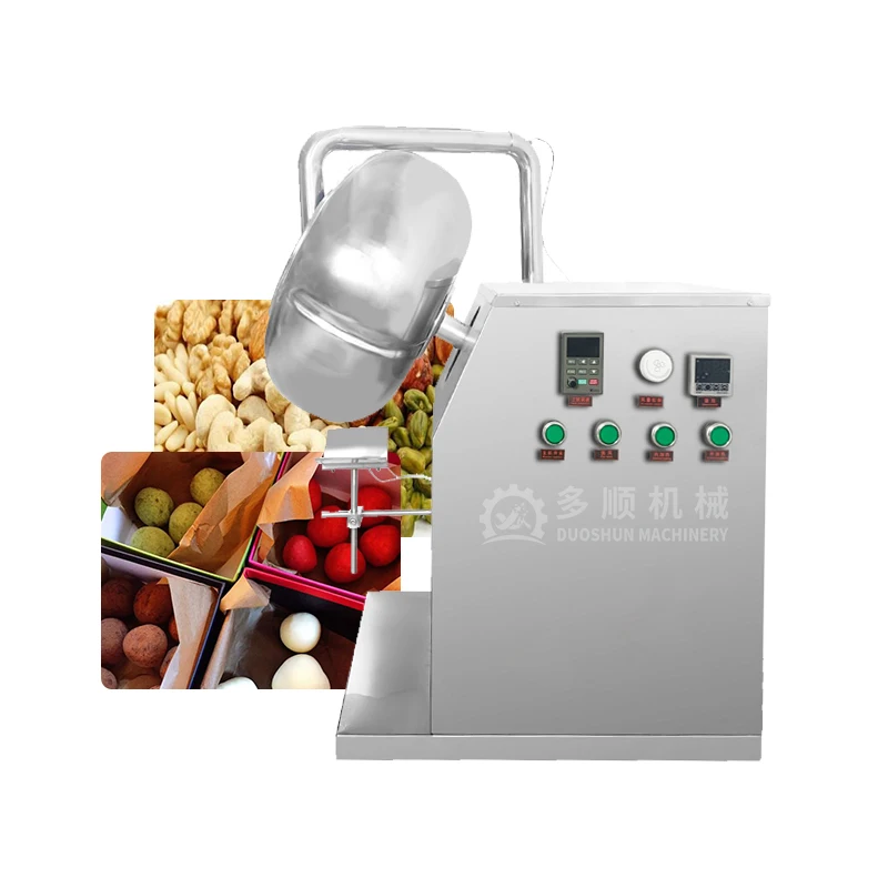 BY-400S SS304 Widely Use Home Lab Mini Sugar Chocolate Honey Nut Peanut Coating Machine
BY-400S SS304 Widely Use Home Lab Mini Sugar Chocolate Honey Nut Peanut Coating Machine