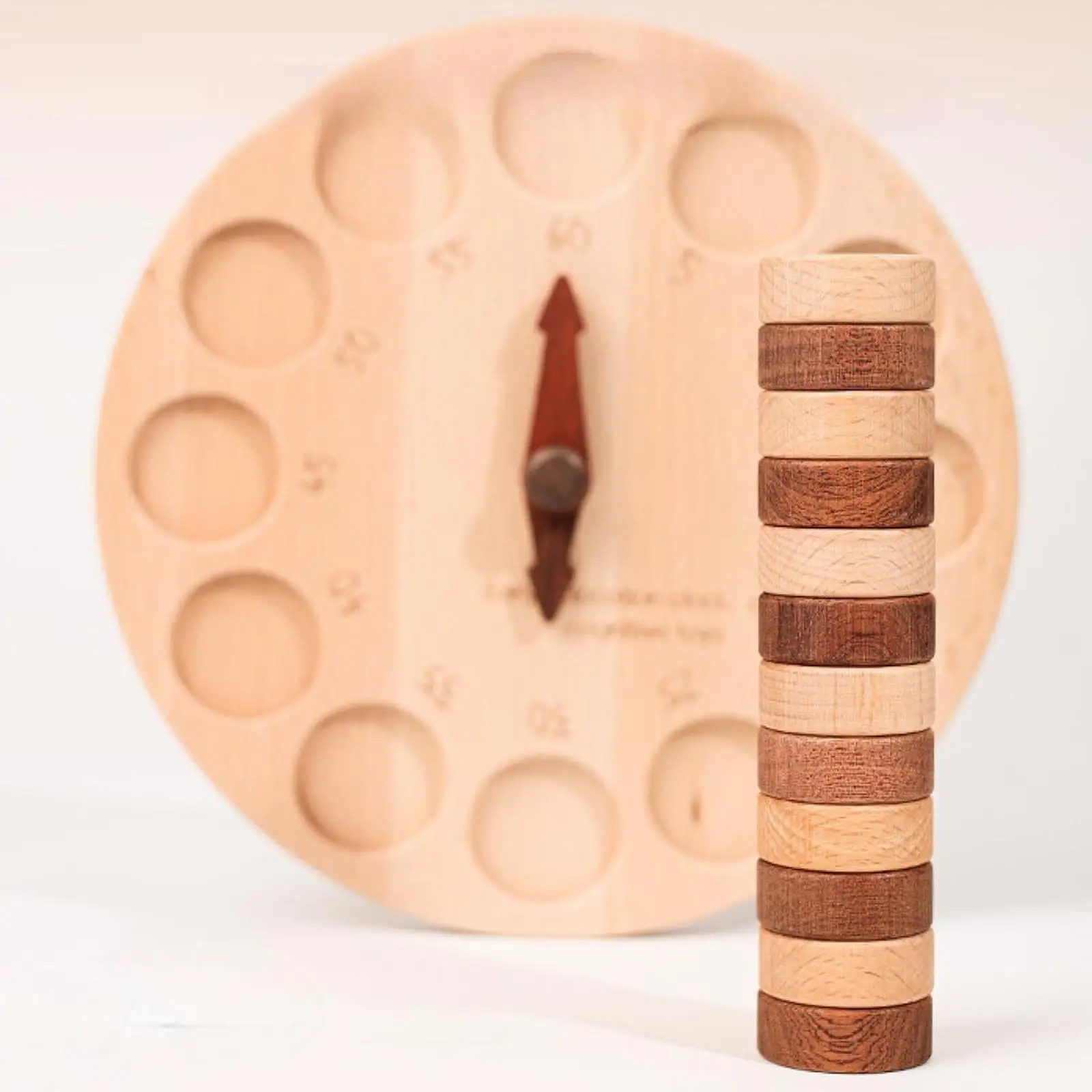 Wood Teaching Clock Wooden Educational Toy Clock for Baby Boys and Girls
Wood Teaching Clock Wooden Educational Toy Clock for Baby Boys and Girls