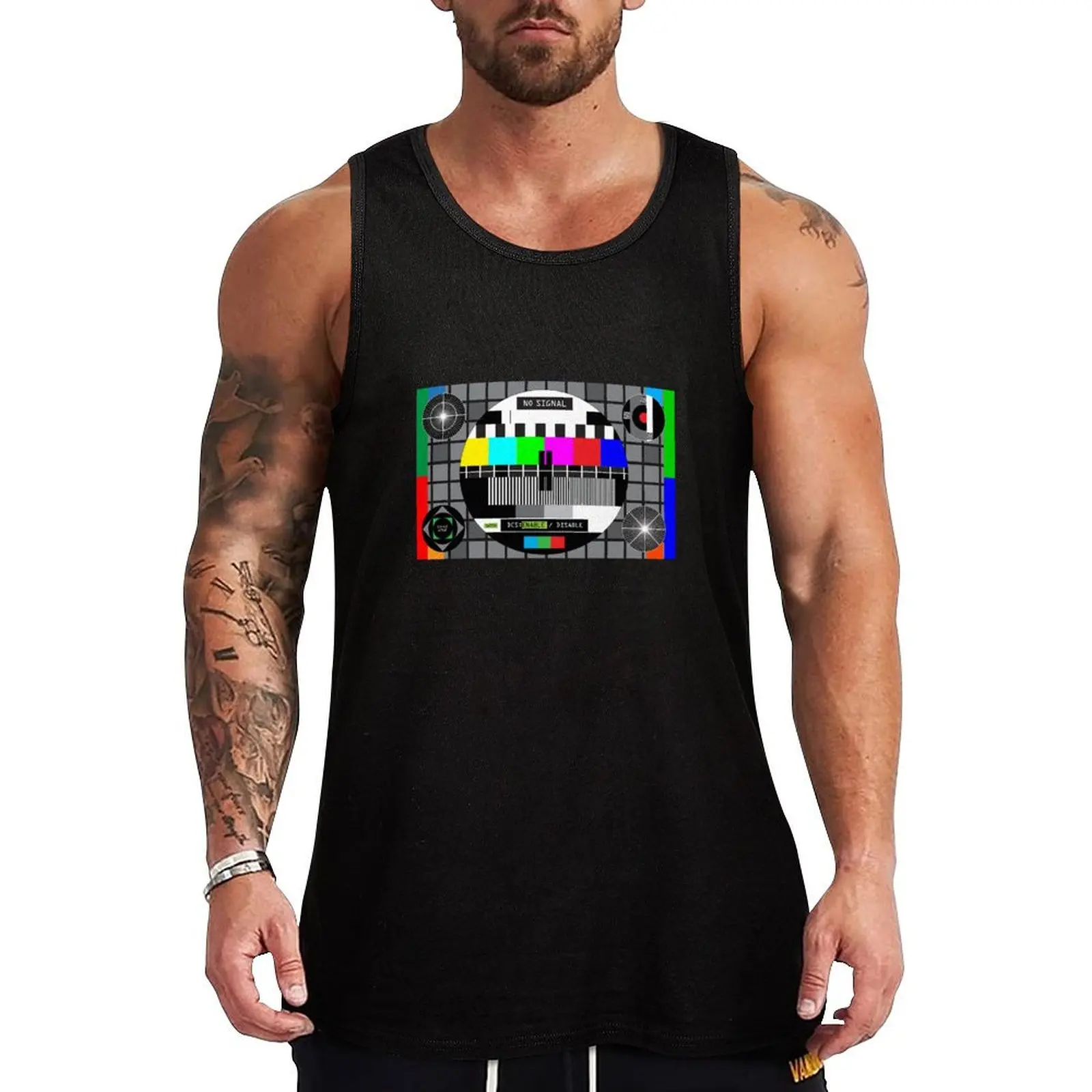 Test Pattern Tank Top Jogging Tank Top Quick Dry Breathable Sleeveless Shirt
Test Pattern Tank Top Jogging Tank Top Quick Dry Breathable Sleeveless Shirt