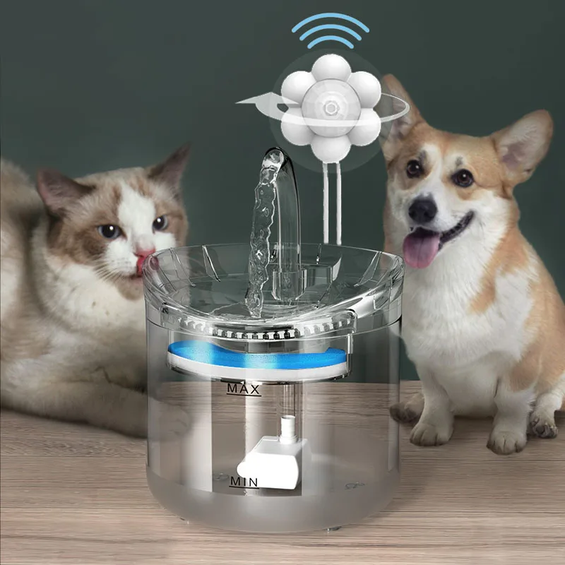 Automatic Cat Water Fountain Filter Indoor 2L Sensor Drinker for Cat Water Dispenser Pet Drinking Fountain for Cats Feeder
Automatic Cat Water Fountain Filter Indoor 2L Sensor Drinker for Cat Water Dispenser Pet Drinking Fountain for Cats Feeder
