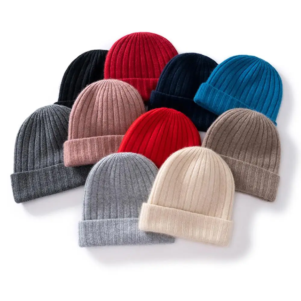 100% Cashmere Solid Color Winter Striped Hat Hat Outdoor Ear Protection Ski Cap Two-Layer Thicken Seamless Knitted Beanie Hat
100% Cashmere Solid Color Winter Striped Hat Hat Outdoor Ear Protection Ski Cap Two-Layer Thicken Seamless Knitted Beanie Hat