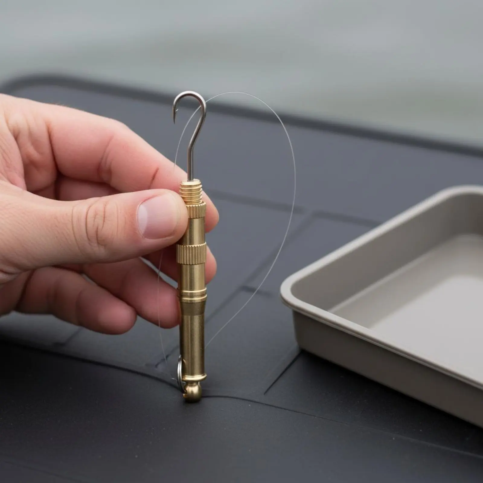 Dual Needle Hook Tyer Strong Hardness Wood Handle Knotter Set Fishing Knot Tool Set Easy to Use Stainless Steel Hook Tying Tool
Dual Needle Hook Tyer Strong Hardness Wood Handle Knotter Set Fishing Knot Tool Set Easy to Use Stainless Steel Hook Tying Tool