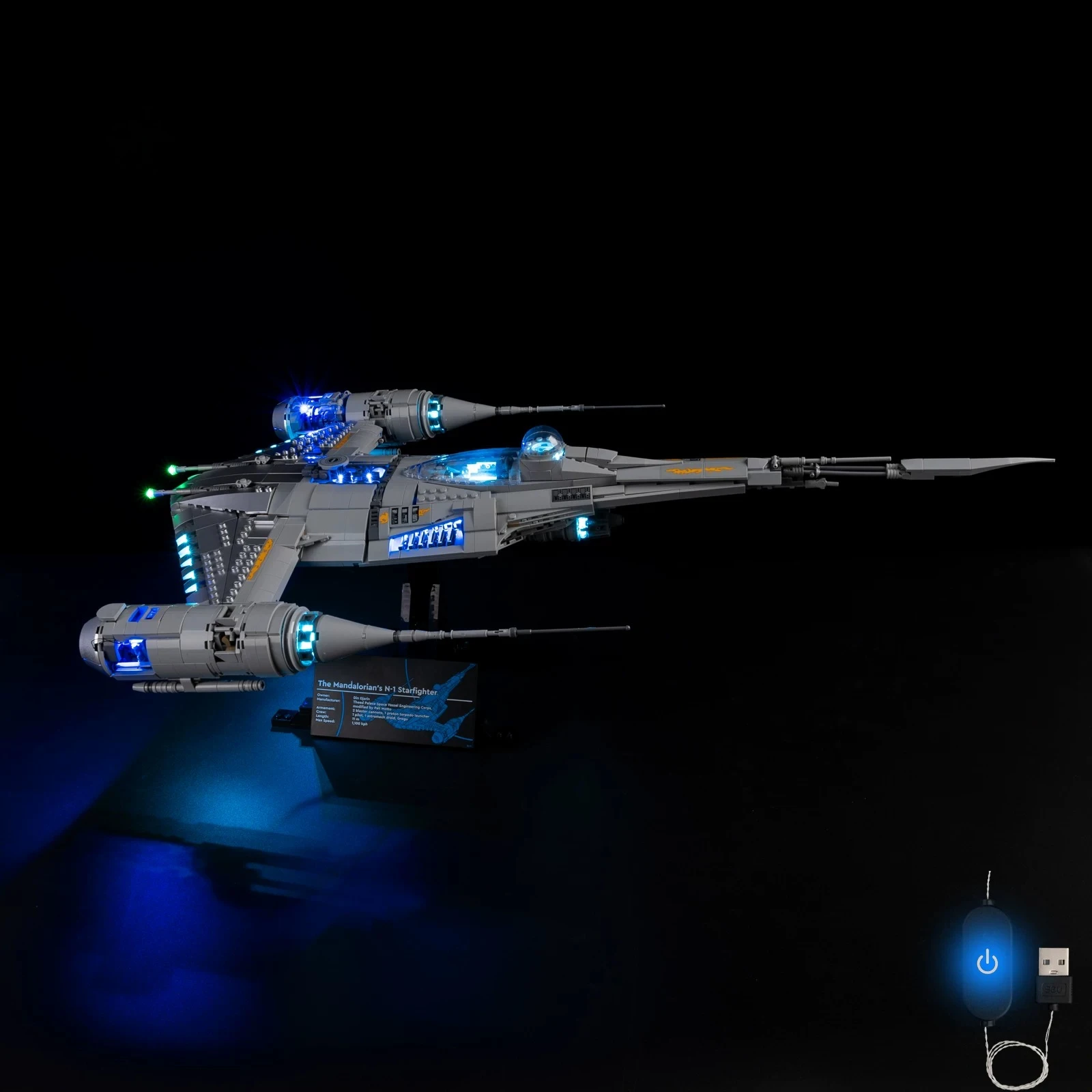 LED Lighting Set Suitable for LEGO The Mandalorian's N-1 Starfighter 75442 Building Blocks
LED Lighting Set Suitable for LEGO The Mandalorian's N-1 Starfighter 75442 Building Blocks