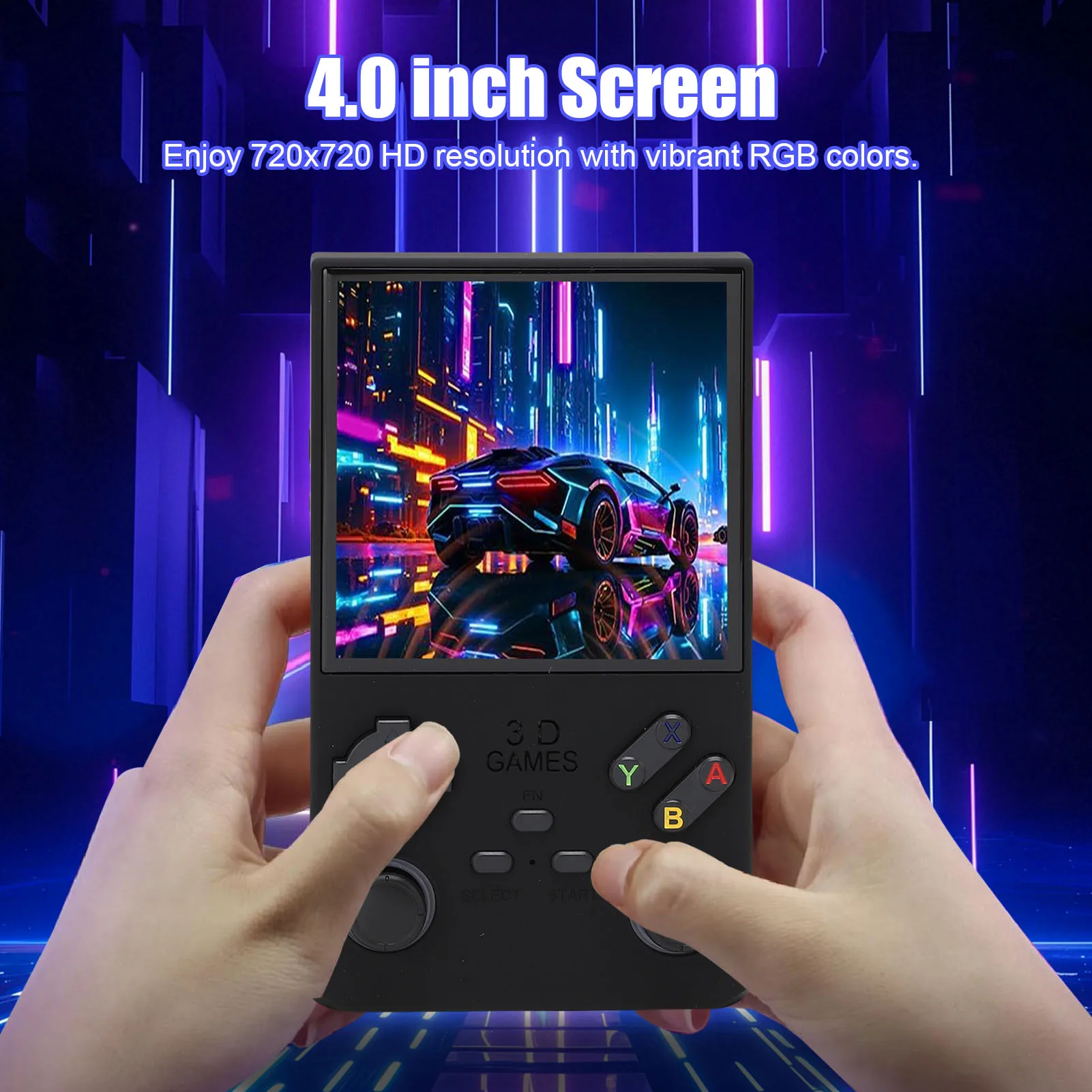 Retro Handheld Game Console Handheld Game Console 4 inch Screen 4000mAh Battery USB C Portable Built in 8W Speaker for Outdoor
Retro Handheld Game Console Handheld Game Console 4 inch Screen 4000mAh Battery USB C Portable Built in 8W Speaker for Outdoor