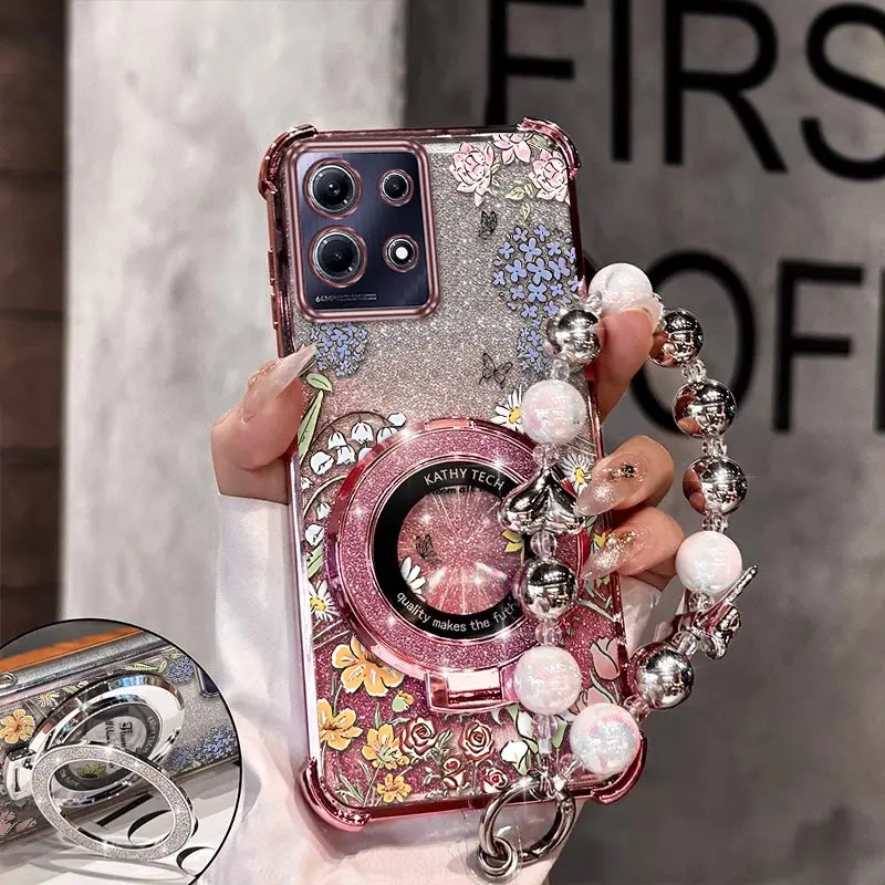 Note 30 Dream flowers Plating Bracelet Holder Phone Case For Infinix Note 40pro 50 30 50pro Spark 40Pro G0 20Pro Smart 7 8 Cover
Note 30 Dream flowers Plating Bracelet Holder Phone Case For Infinix Note 40pro 50 30 50pro Spark 40Pro G0 20Pro Smart 7 8 Cover