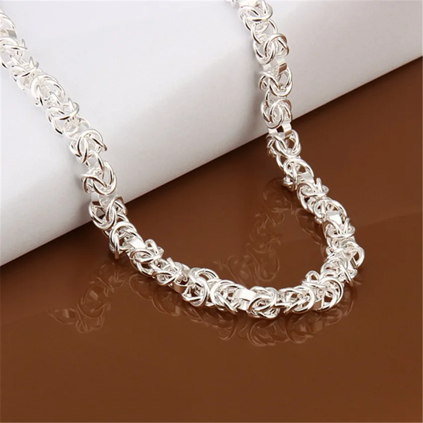 Wholesale High Quality Men Women Wedding Party 925 Sterling Silver Fine Charm To Chain Necklace Fashion Jewelry
Wholesale High Quality Men Women Wedding Party 925 Sterling Silver Fine Charm To Chain Necklace Fashion Jewelry