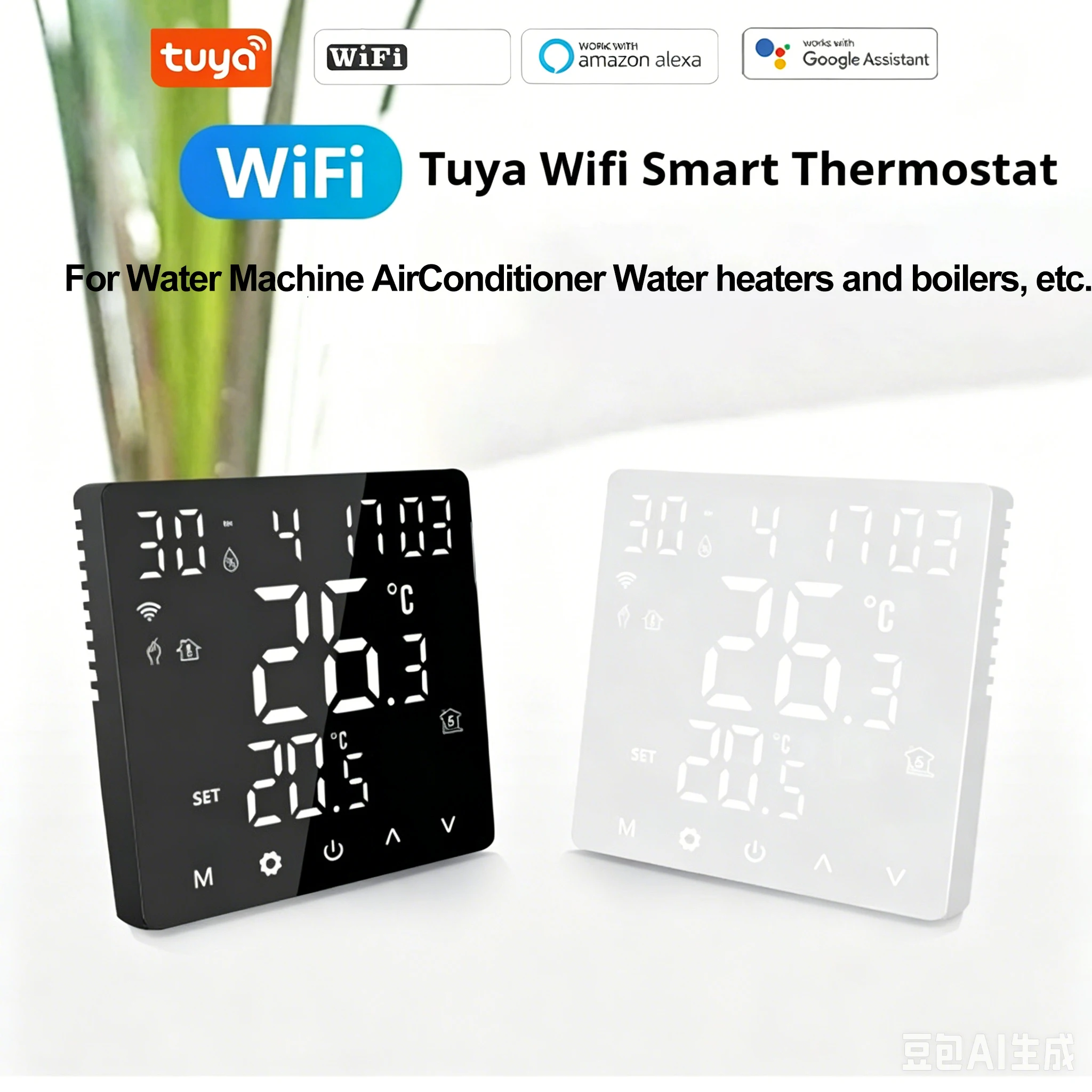 Tuya WiFi Smart Thermostat 3A 220V for Water Machine Air Conditioner Gas Boiler Temperature Controller Smart Life Alexa
Tuya WiFi Smart Thermostat 3A 220V for Water Machine Air Conditioner Gas Boiler Temperature Controller Smart Life Alexa
