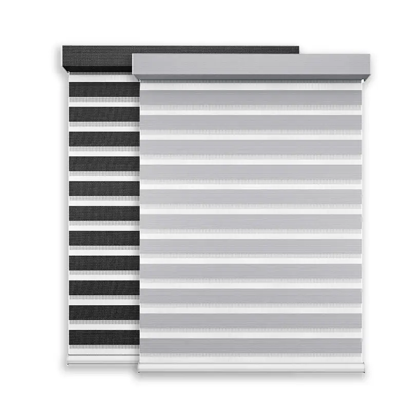 Hot Selling No Drill Blackout Fabric Smart Control Motorized Zebra Blinds For Home and Office
Hot Selling No Drill Blackout Fabric Smart Control Motorized Zebra Blinds For Home and Office