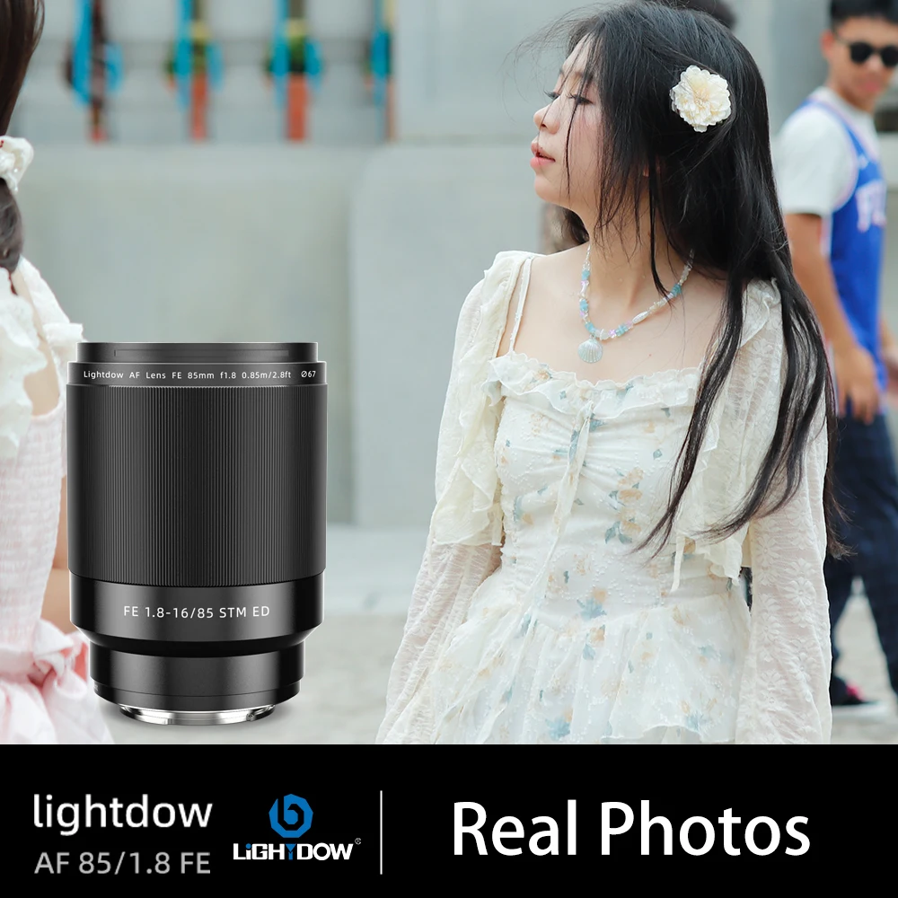 Lightdow 85mm F1.8 Full-frame AutoFocus Portrait Prime Lens Suitable for SONY DMirrorless Camera Sony a1 a9 a7S a7 a7R a7C a6700
Lightdow 85mm F1.8 Full-frame AutoFocus Portrait Prime Lens Suitable for SONY DMirrorless Camera Sony a1 a9 a7S a7 a7R a7C a6700