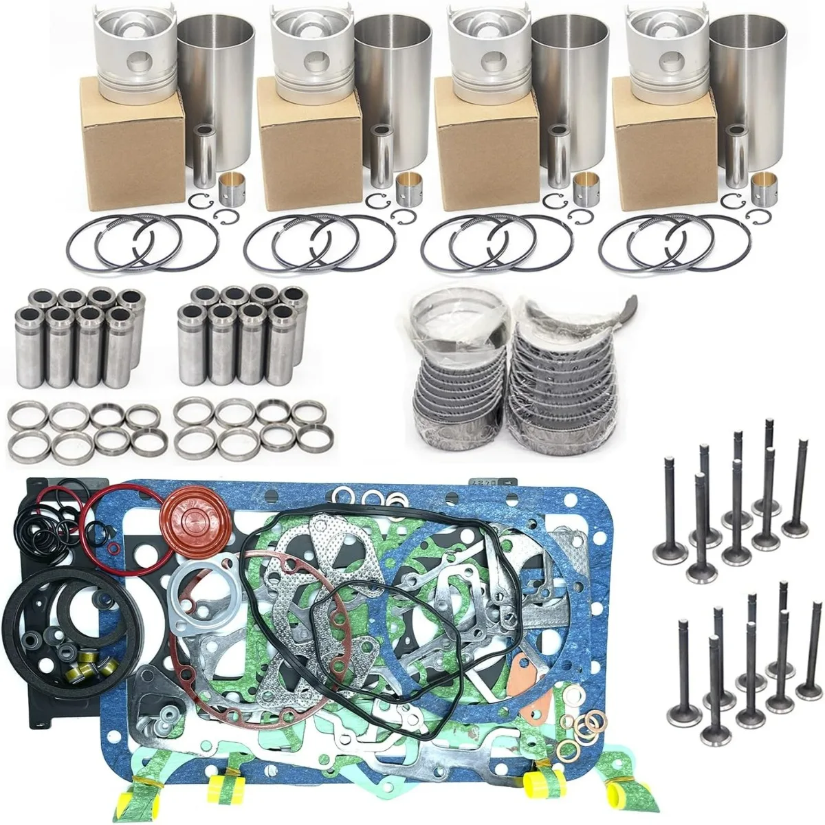 1KDFTV Overhaul Rebuild Kit Compatible with 1KD-FTV engine Hilux Prado LAND CRUISER 3.0L
1KDFTV Overhaul Rebuild Kit Compatible with 1KD-FTV engine Hilux Prado LAND CRUISER 3.0L