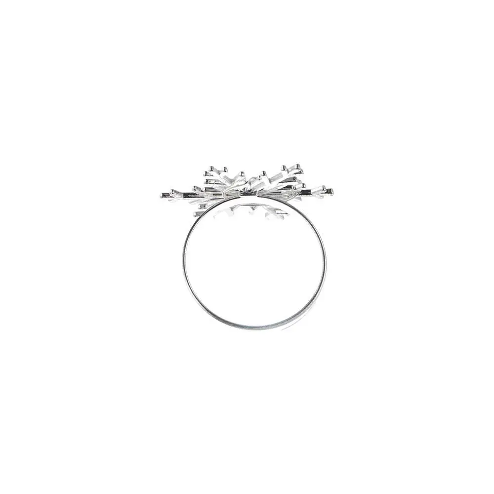 Креативные многоразовые серебристые держатели для салфеток в форме снежинки, большая пряжка для салфеток, декор стола, кольцо для салфеток, рождественские принадлежности
Креативные многоразовые серебристые держатели для салфеток в форме снежинки, большая пряжка для салфеток, декор стола, кольцо для салфеток, рождественские принадлежности