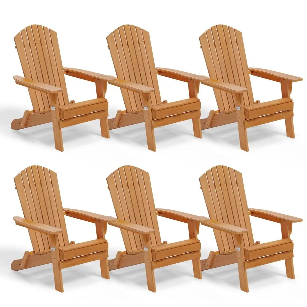 Folding Adirondack Chairs Set of 6, Wood Adirondack Chair for Outdoor, Foldable Fire Pit Chairs for Patio, BBQ, Porch, Yard, Po
Folding Adirondack Chairs Set of 6, Wood Adirondack Chair for Outdoor, Foldable Fire Pit Chairs for Patio, BBQ, Porch, Yard, Po