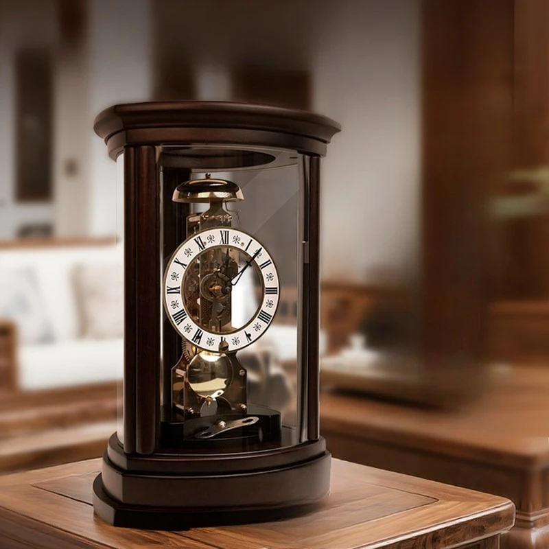 Clock living room high-end desktop machinery high-end solid wood clock European table clock
Clock living room high-end desktop machinery high-end solid wood clock European table clock