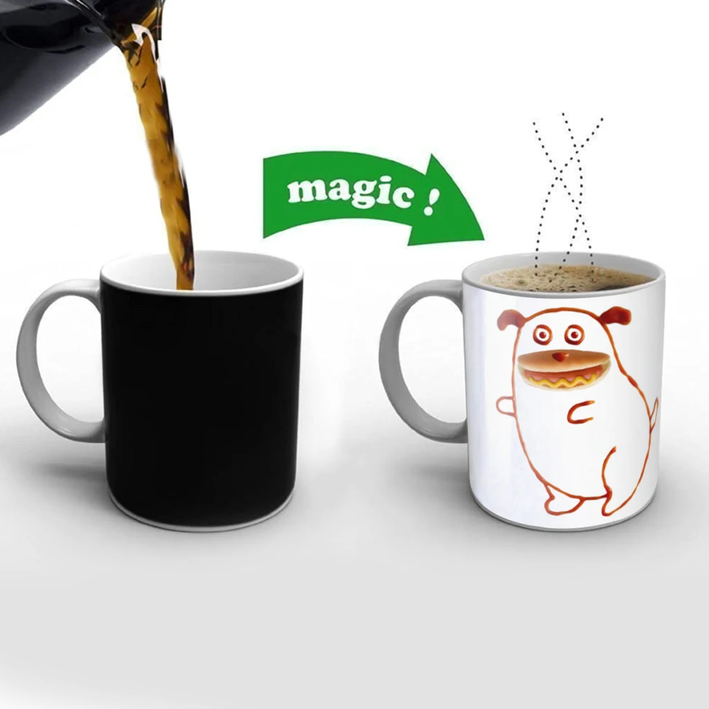 Hotdog and ketchup Creativity Change Color Chang mug Ceramic mug Hot Coffee Cup Breakfast Cup Mug Friend Gift
Hotdog and ketchup Creativity Change Color Chang mug Ceramic mug Hot Coffee Cup Breakfast Cup Mug Friend Gift