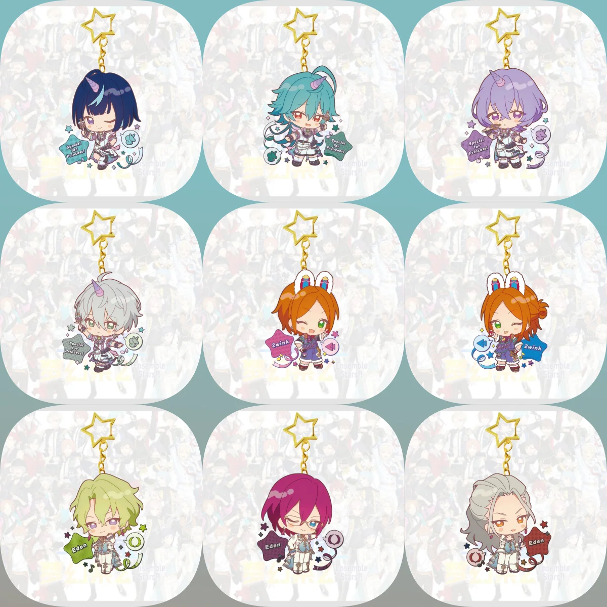 6CM Ensemble Stars!! hot Christmas Acrylic Keychain Cosplay Characters Ornament Accessories Christmas Collection Gifts
6CM Ensemble Stars!! hot Christmas Acrylic Keychain Cosplay Characters Ornament Accessories Christmas Collection Gifts