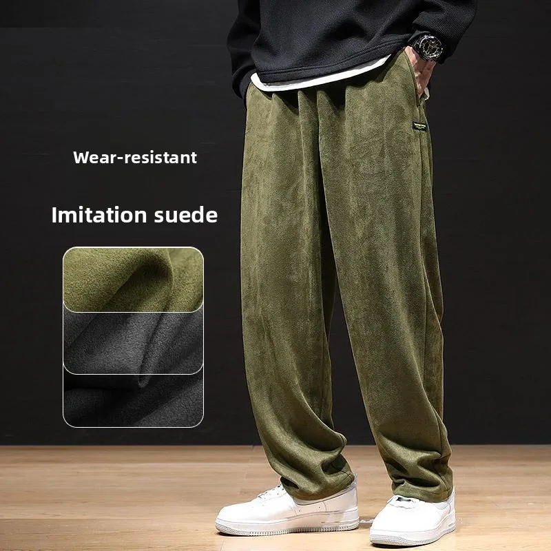 Мужские рабочие брюки больших размеров (до 300), прямой крой, из замши, свободный крой, в американском стиле, повседневные, длинные, весна-осень
Мужские рабочие брюки больших размеров (до 300), прямой крой, из замши, свободный крой, в американском стиле, повседневные, длинные, весна-осень