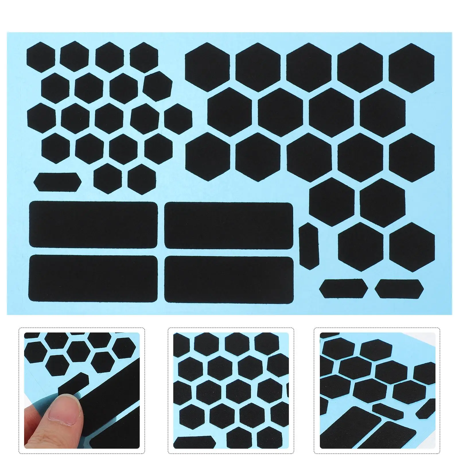 1 sheet of Cell Phone Grip Decal Tape Stickers Anti-Slip Phone Case Hexagon Decal
1 sheet of Cell Phone Grip Decal Tape Stickers Anti-Slip Phone Case Hexagon Decal