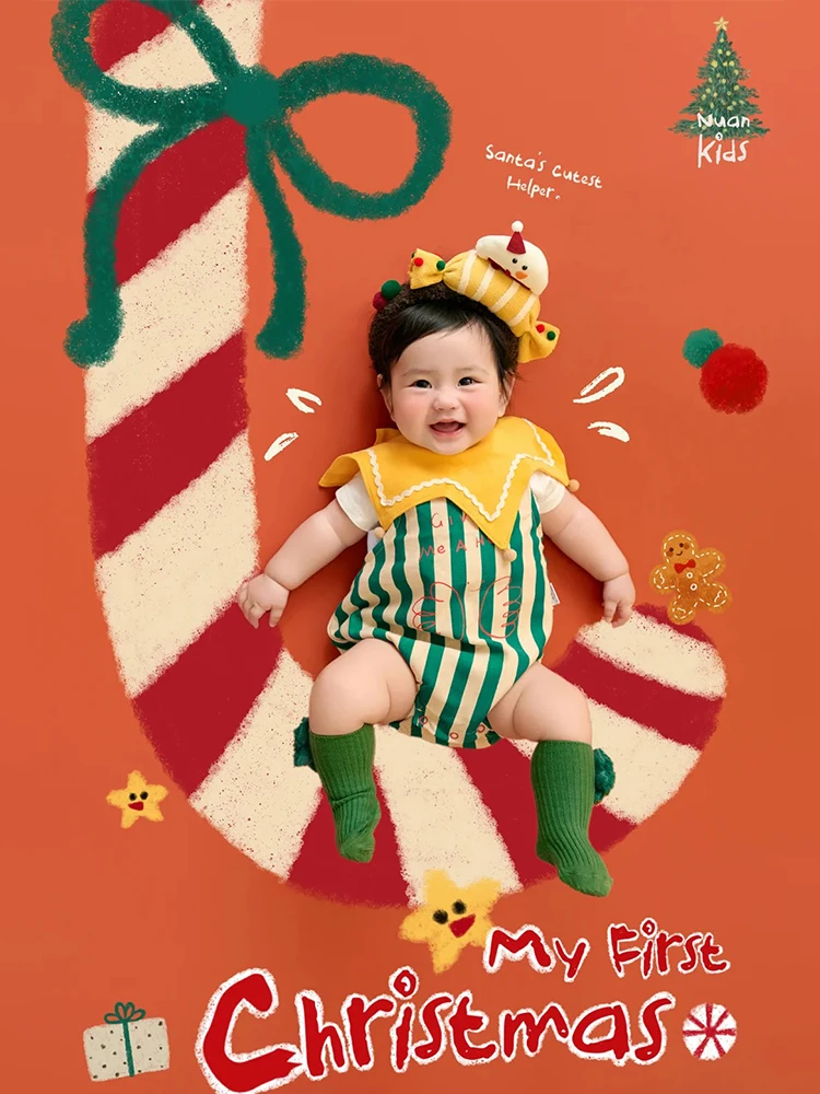 Newborn Christmas Posing Photography Props Xmas Elves Theme Outfit Festive Headband Gingerbread Doll Props for Baby Studio Photo
Newborn Christmas Posing Photography Props Xmas Elves Theme Outfit Festive Headband Gingerbread Doll Props for Baby Studio Photo