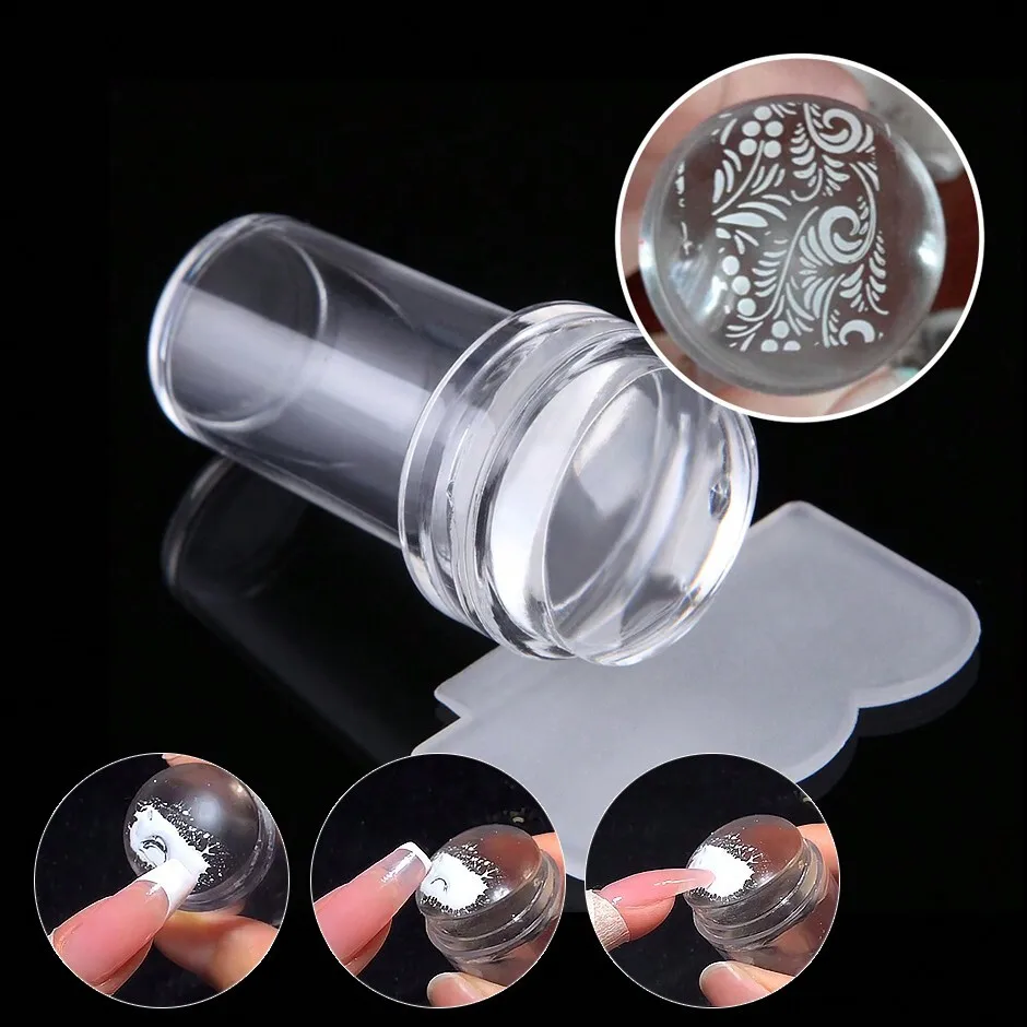 Nail Art Tool Kit 2.3 - Clear Silicone Nail Stamping Plate And Scraper Set For DIY Nail Decoration With French Manicure Stamping And Nail Polish Transfer Printing
Nail Art Tool Kit 2.3 - Clear Silicone Nail Stamping Plate And Scraper Set For DIY Nail Decoration With French Manicure Stamping And Nail Polish Transfer Printing