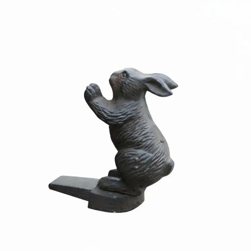 Cast Iron Door Stop, Vintage Distressed Hare Design, Rustic Country Style, Decorative Door Block for Home & Garden
Cast Iron Door Stop, Vintage Distressed Hare Design, Rustic Country Style, Decorative Door Block for Home & Garden