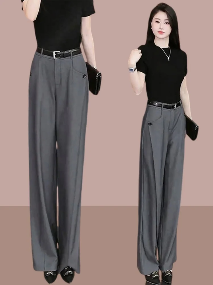 ay High Waist Draped Narrow Version Women's Suit Pants Autumn Faion Unique Beautiful lar Pants Commute Sle Straight Leg
ay High Waist Draped Narrow Version Women's Suit Pants Autumn Faion Unique Beautiful lar Pants Commute Sle Straight Leg