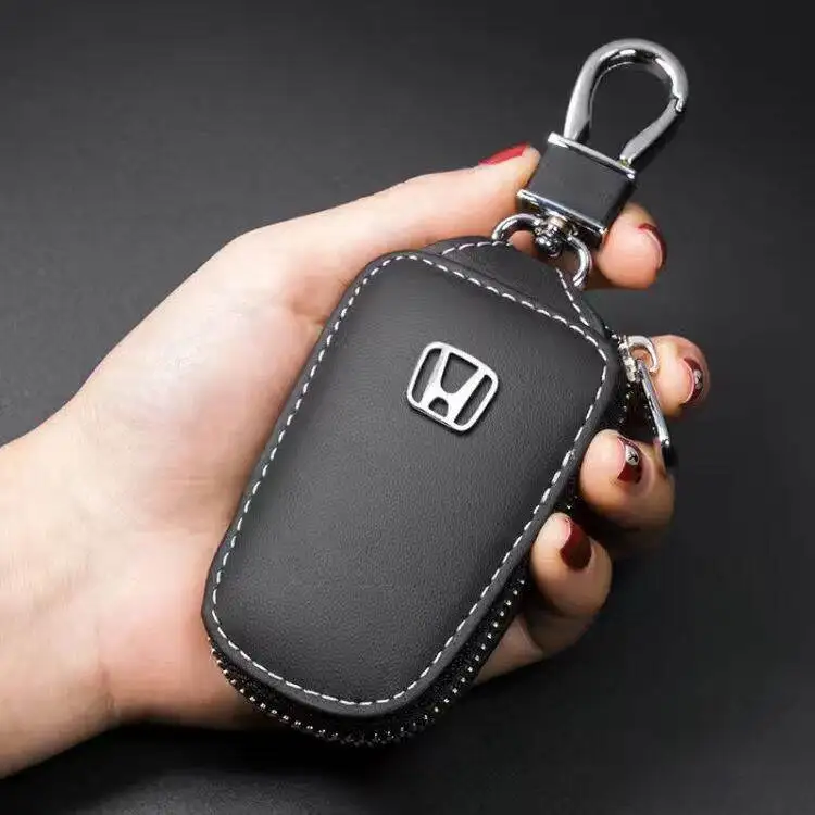 Leather Car Key Holder Wallet Bag Remote for Honda Accord Fit Jazz City Civic CRV Brio BRV HRV Freed Odyssey Shuttle Vezel WRV
Leather Car Key Holder Wallet Bag Remote for Honda Accord Fit Jazz City Civic CRV Brio BRV HRV Freed Odyssey Shuttle Vezel WRV