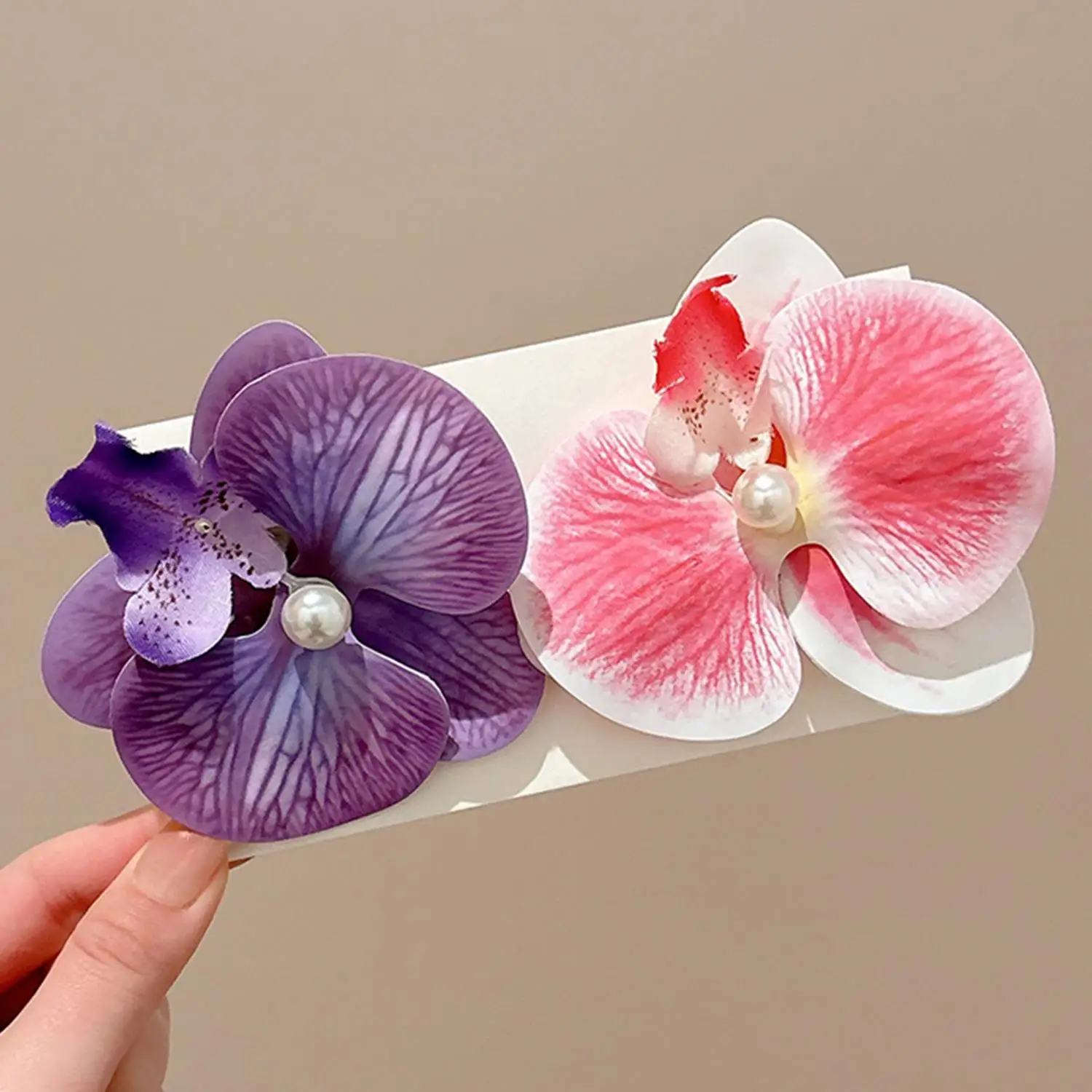 Sweet Pink Orchid Flower Hair Clip Headdress Korean Pearl Flower Hairgrip Barrettes Ornament Bohemia Bridal Hair Accessories
Sweet Pink Orchid Flower Hair Clip Headdress Korean Pearl Flower Hairgrip Barrettes Ornament Bohemia Bridal Hair Accessories
