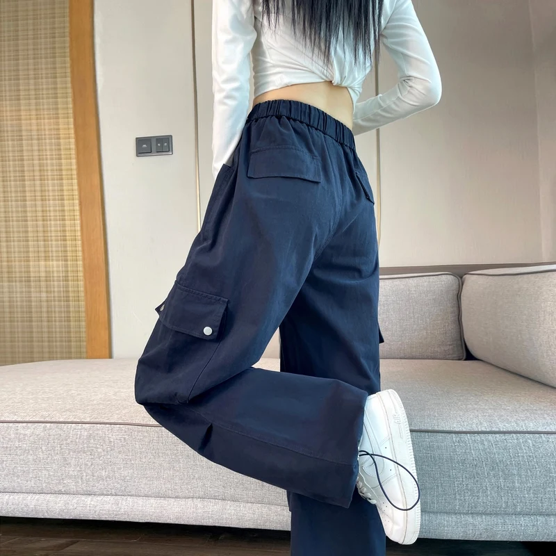 Trendy Workwear Pants Silk Cotton Wide Leg Two-Way Wear Slimming Casual Sports Women's Pants High Waist Straight Leg Long Pants
Trendy Workwear Pants Silk Cotton Wide Leg Two-Way Wear Slimming Casual Sports Women's Pants High Waist Straight Leg Long Pants