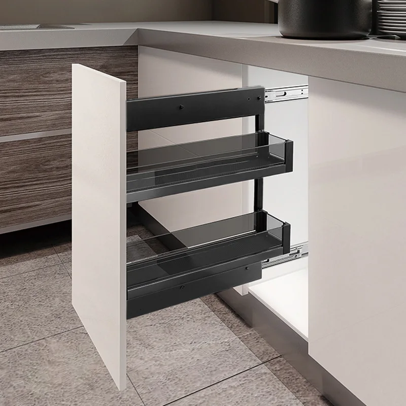 All-aluminum kitchen cabinet side pull basket narrow bottom cabinet storage drawer type mini tool basket
All-aluminum kitchen cabinet side pull basket narrow bottom cabinet storage drawer type mini tool basket