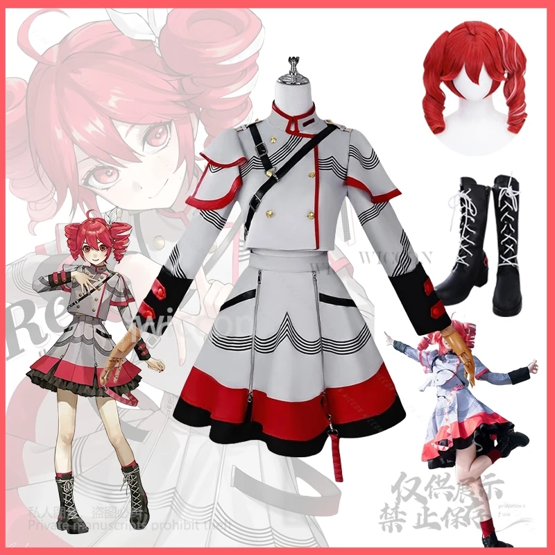 Anime Project Sekai Cosplay Jirai Kei Costume Tetooo Red Dress Lolita Wigs For Girls Halloween Christmas Party Cos Customized
Anime Project Sekai Cosplay Jirai Kei Costume Tetooo Red Dress Lolita Wigs For Girls Halloween Christmas Party Cos Customized